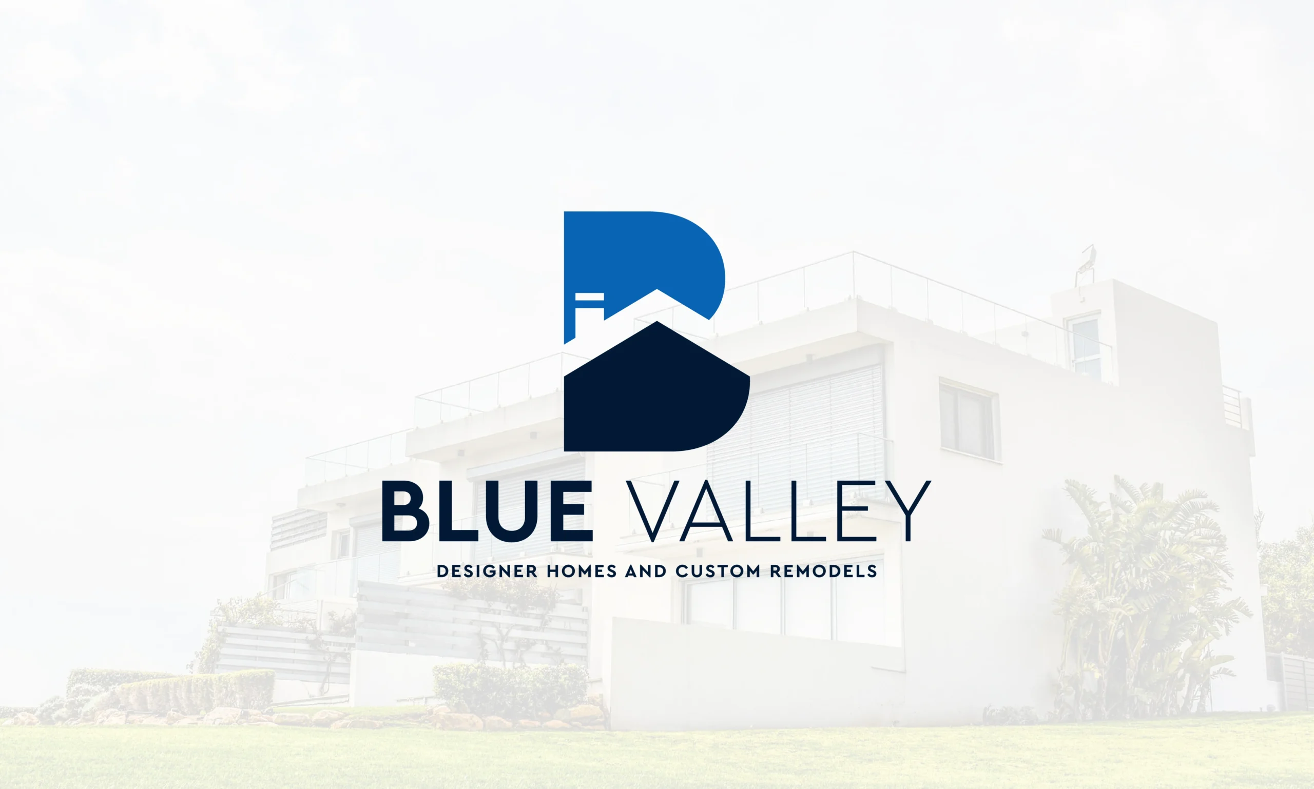 Blue Valley Real Estate Logo Design